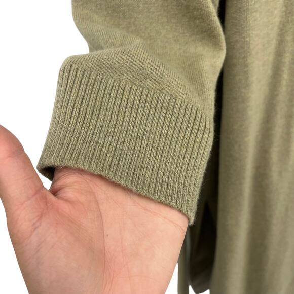 LAFAYETTE 148 NEW YORK Cardigan Pistachio Melange Wool Blend Belted 1X NEW - Picture 6 of 16